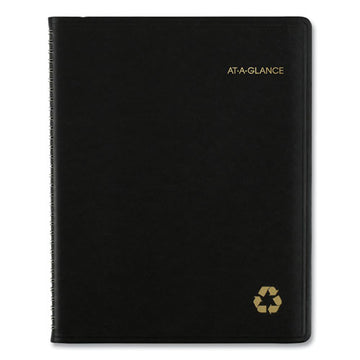 AT-A-GLANCE® Recycled Weekly Vertical-column Format Appointment Book, 11 X 8.25, Black Cover, 12-month (jan To Dec): 2022 freeshipping - TVN Wholesale
